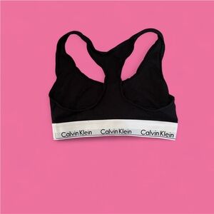 Calvin Klein Black and White Sports Bra